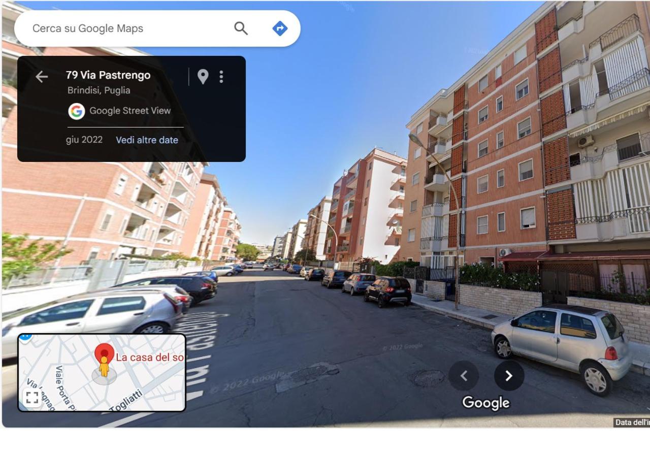 Apartament La Casa Del Sole Brindisi Zewnętrze zdjęcie
